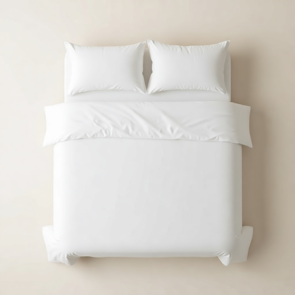 Cotton Fitted Sheet shown in full