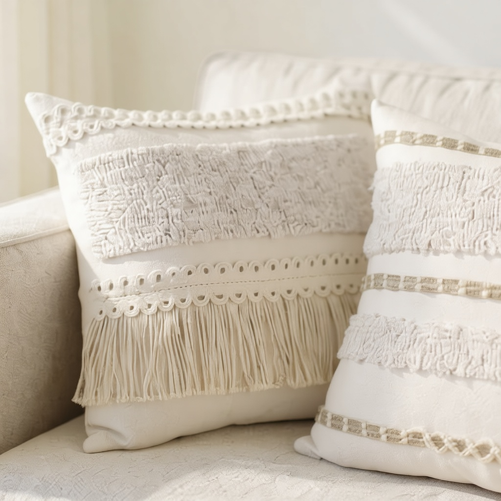 Tribu Fringed Cushion Set