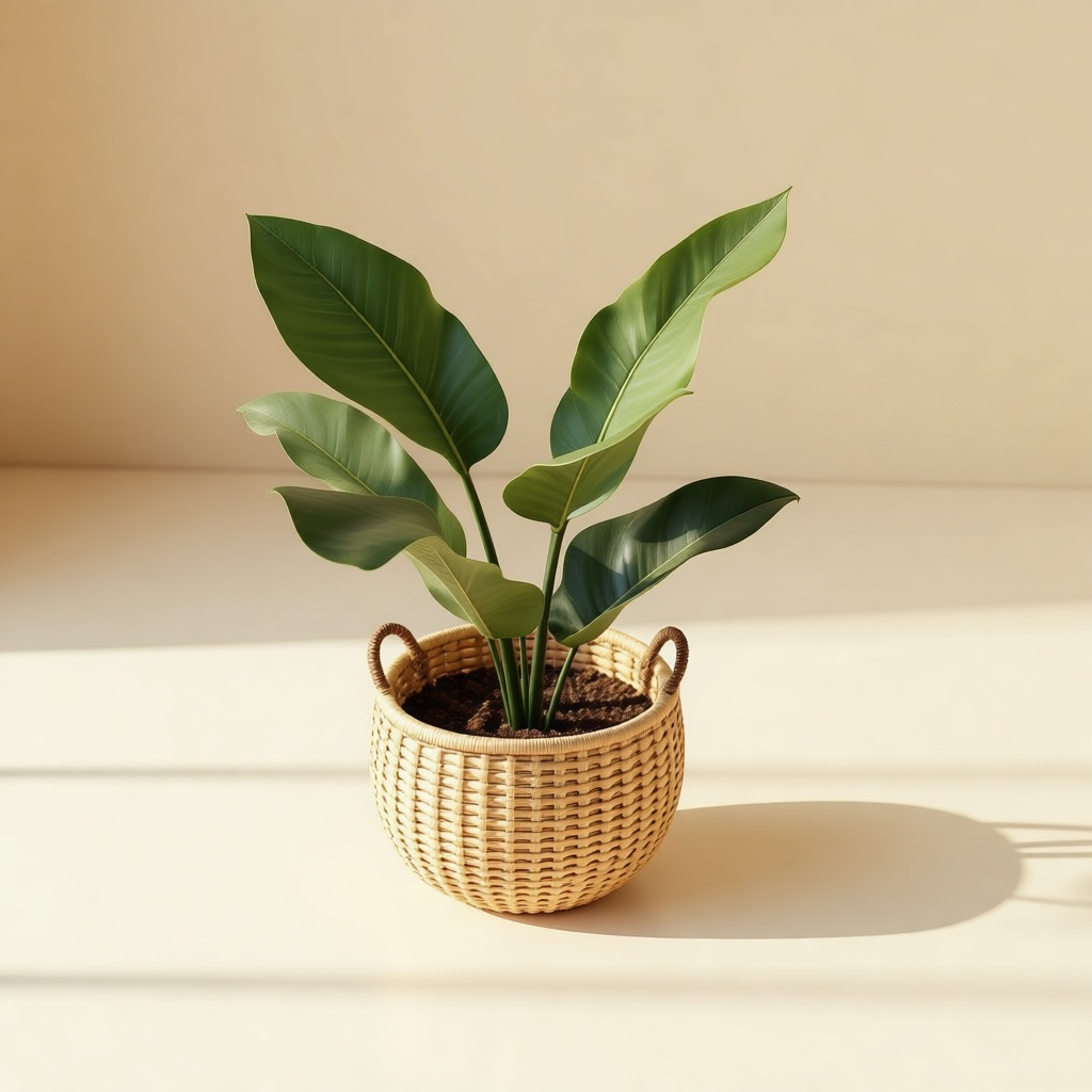 Cesta Rattan Planter