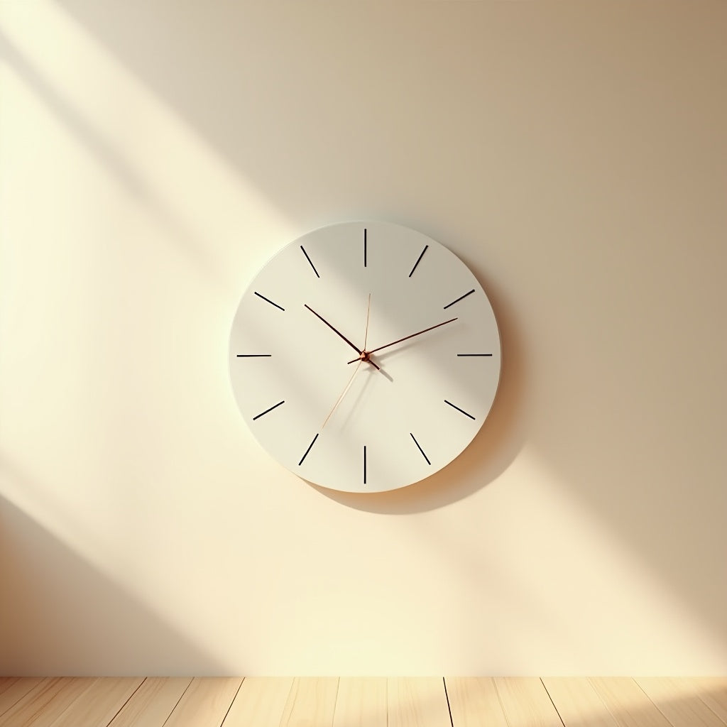 Piano Flat Wall Clock