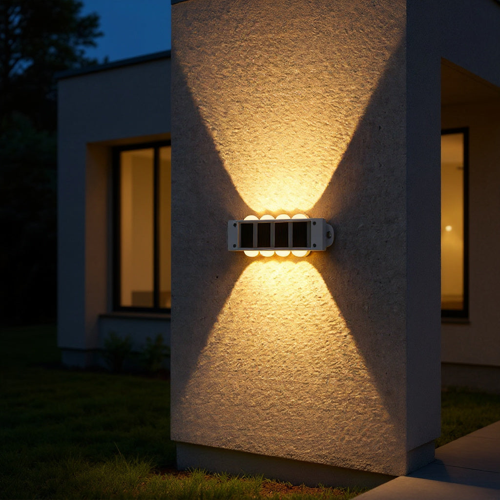 Solar Wall-Wash Uplight