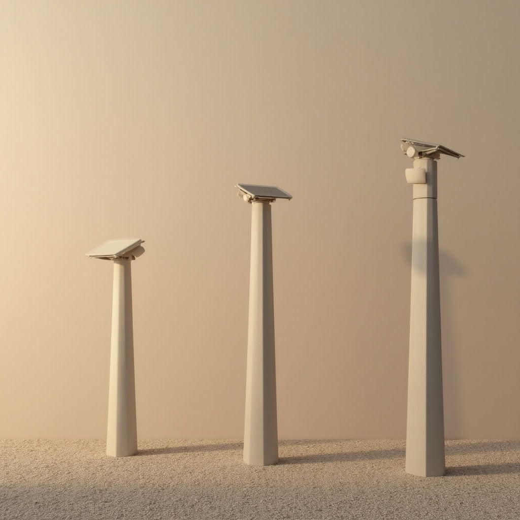 Solar Path Bollard Trio
