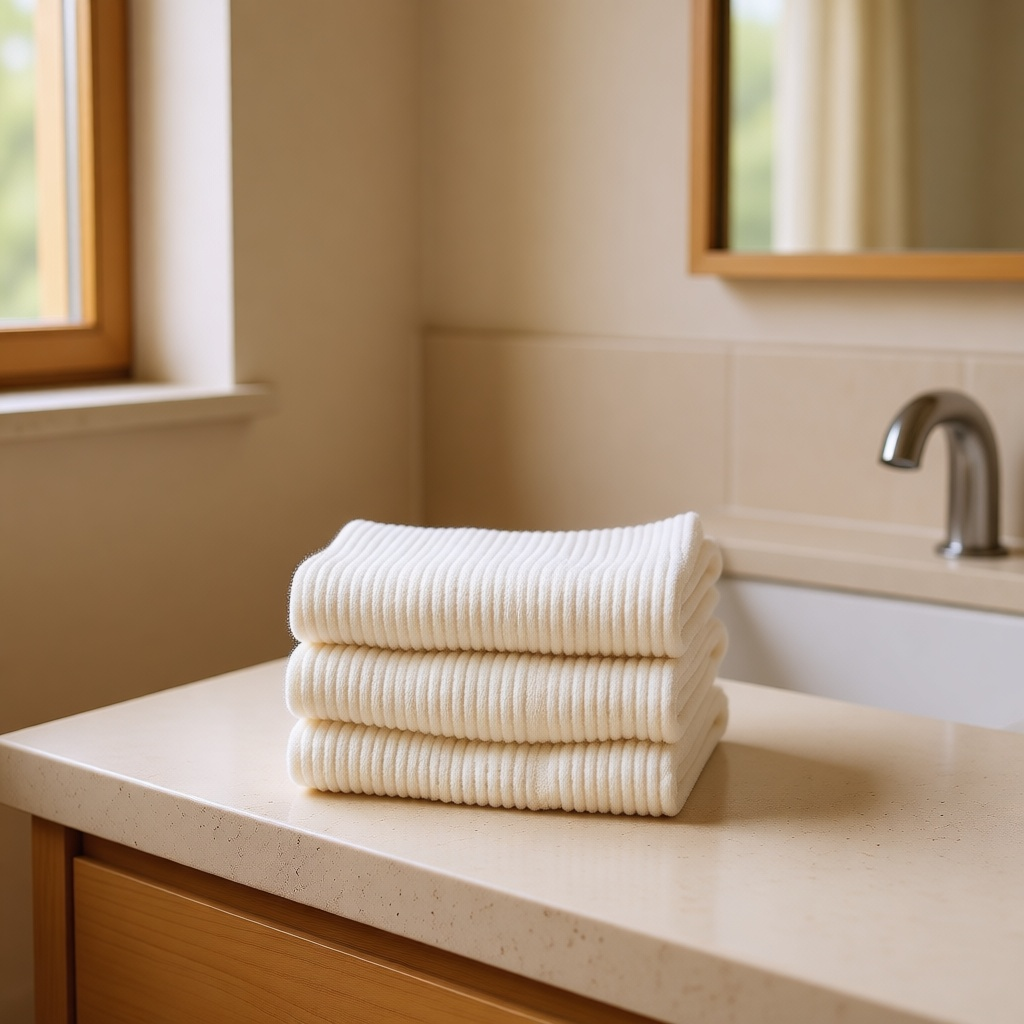 Ribbed Face Cloth Set
