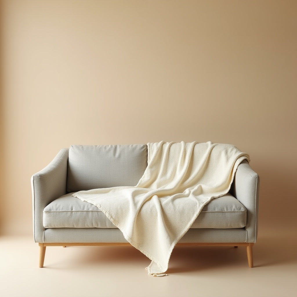 Waffle Sofa Throw Cover