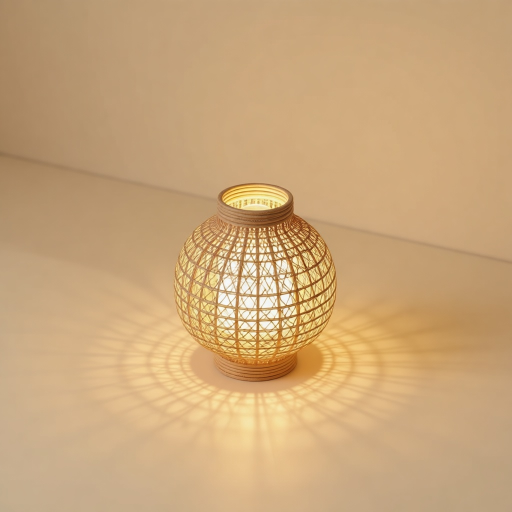 Cesto Rattan Lamp
