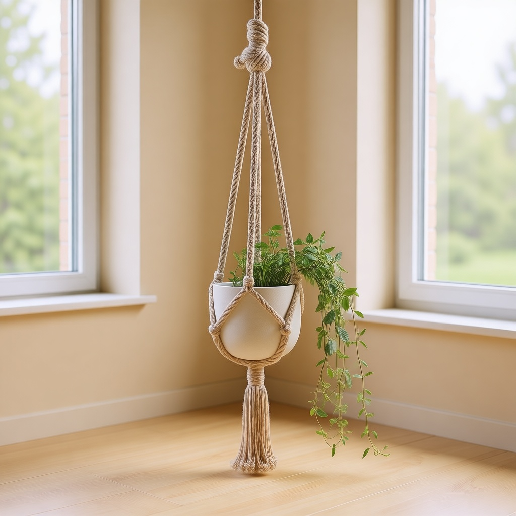 Hanging Rope Planter