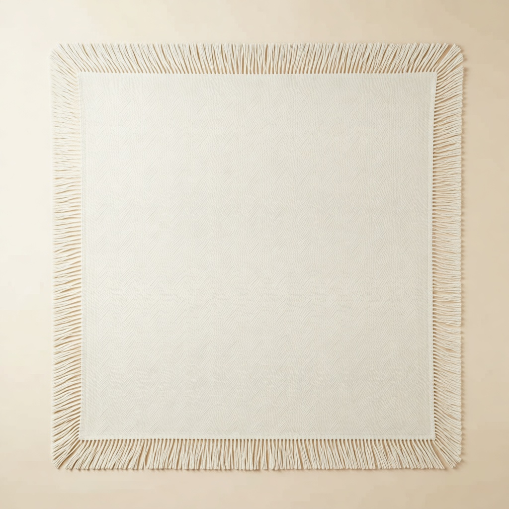 Waffle Cotton Throw shown in full