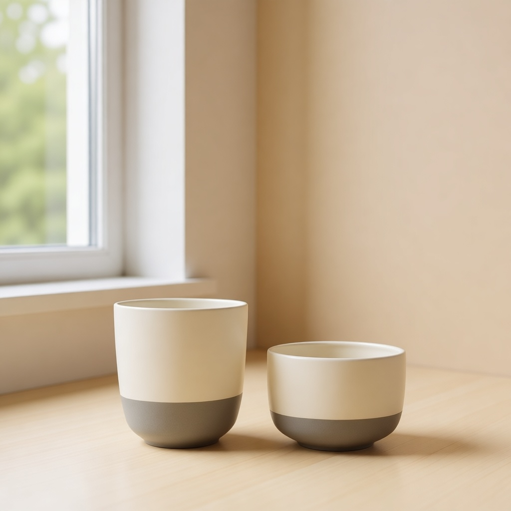 Gemella Planter Pair
