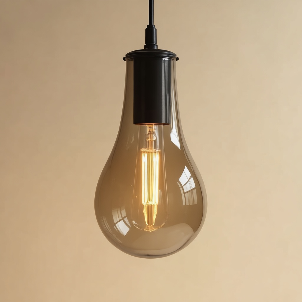 Vetro Smoked Glass Pendant