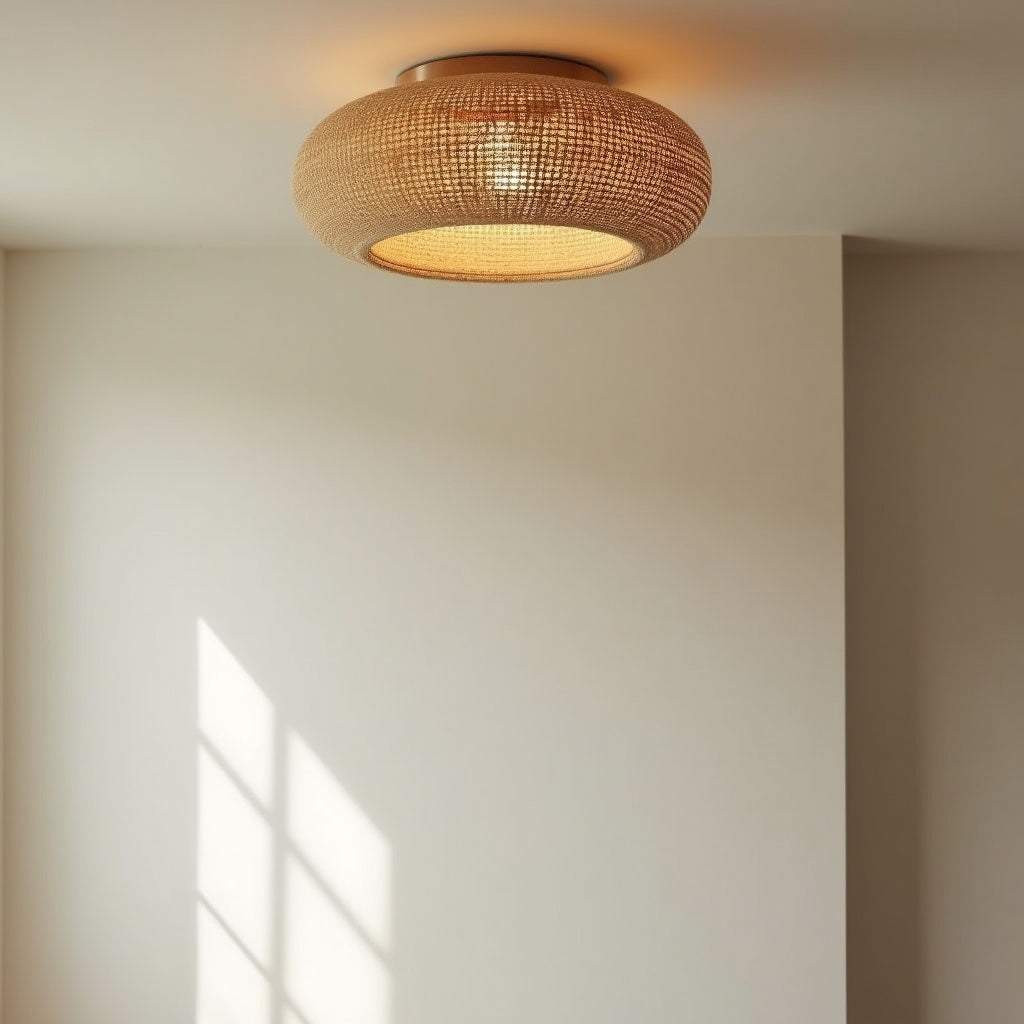 Nido Woven Flush Light