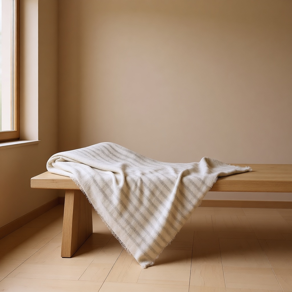 Striped Wool Throw