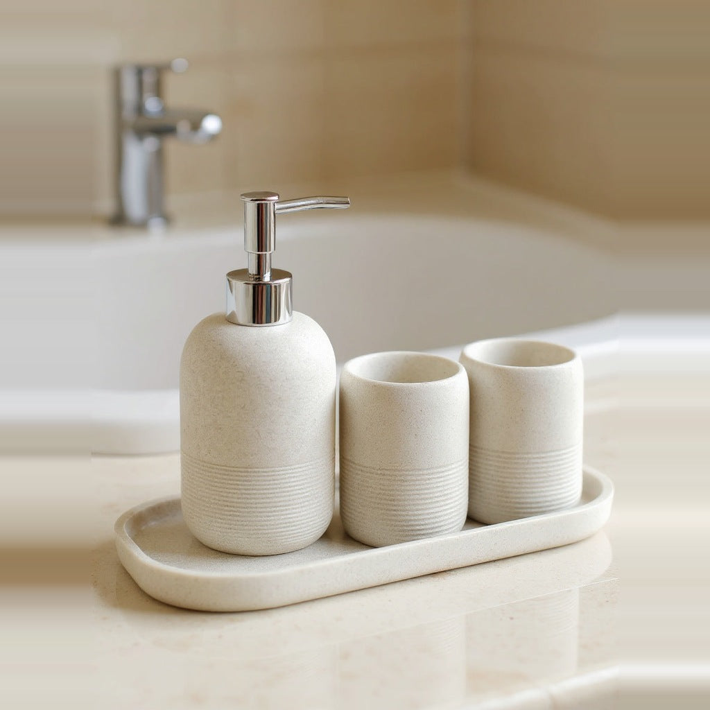 Marmo White Bathroom Set