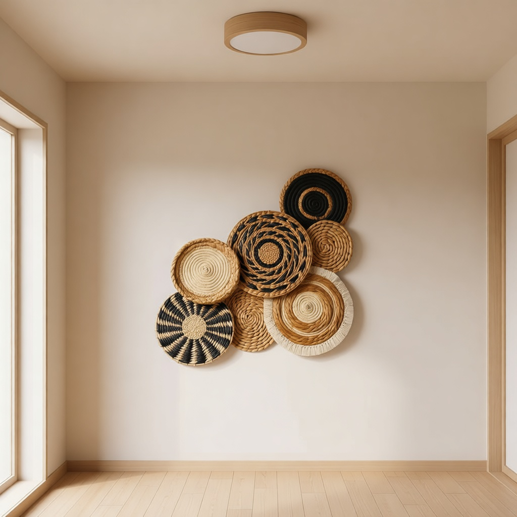 Woven Wall Basket Set (7-Piece)