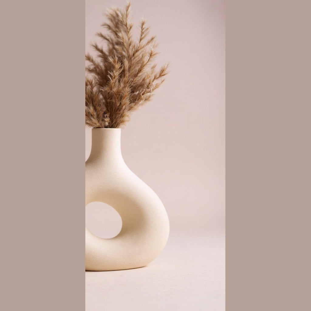 Nordic matte ceramic vase