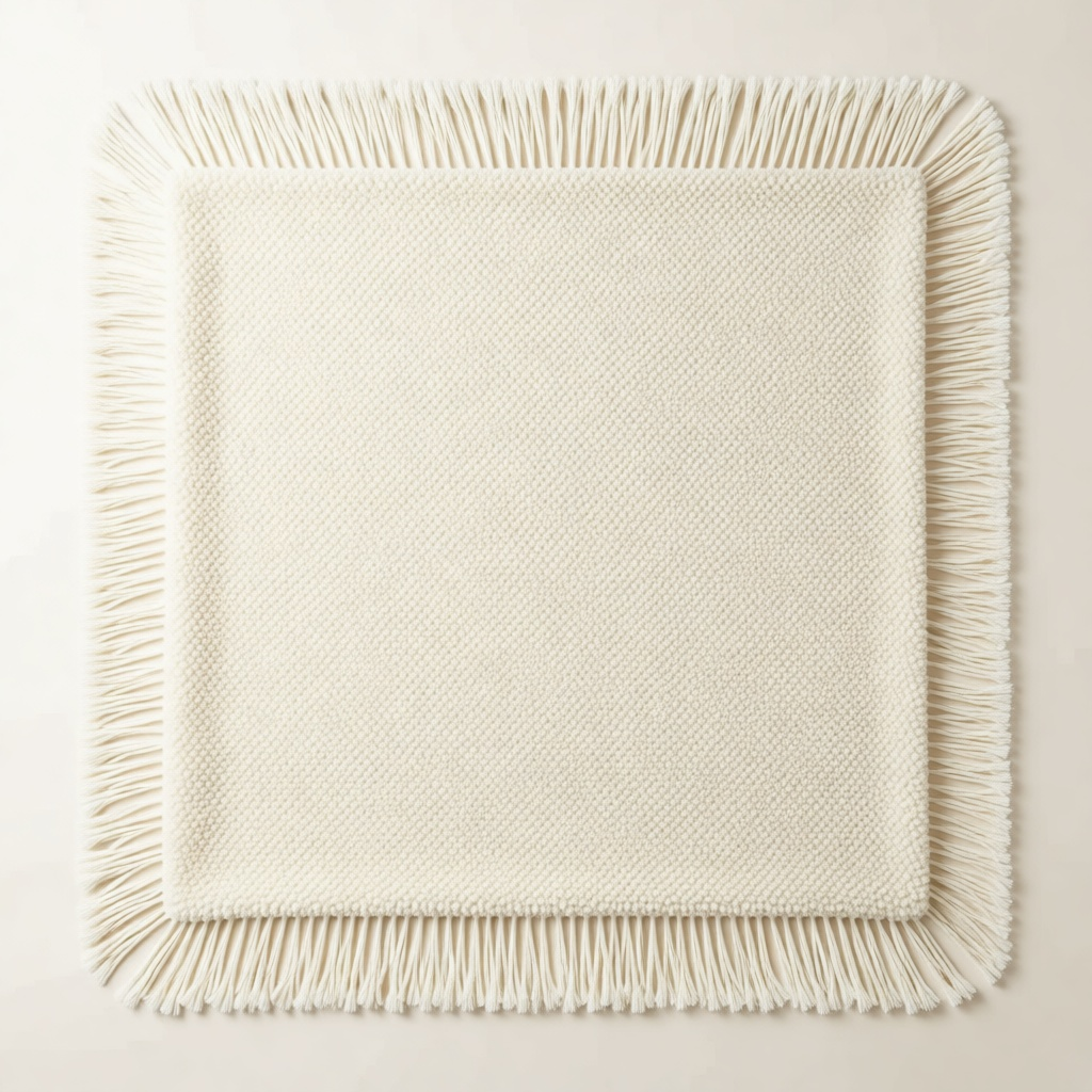 Boucle Throw shown in full