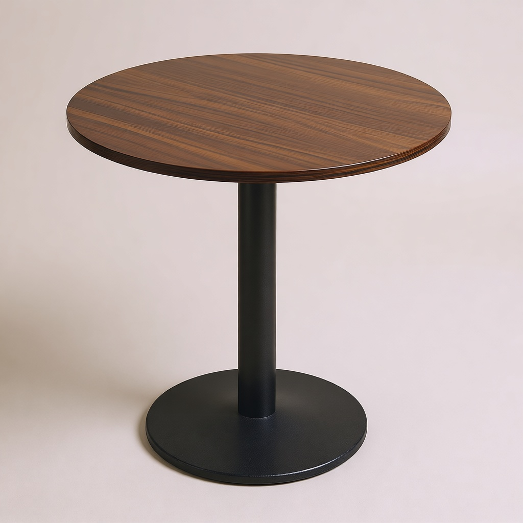 Solid Wood Round End Table