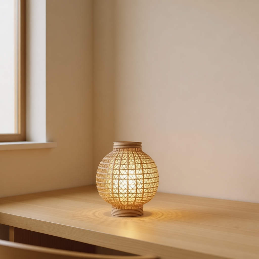 Cesto Rattan Lamp