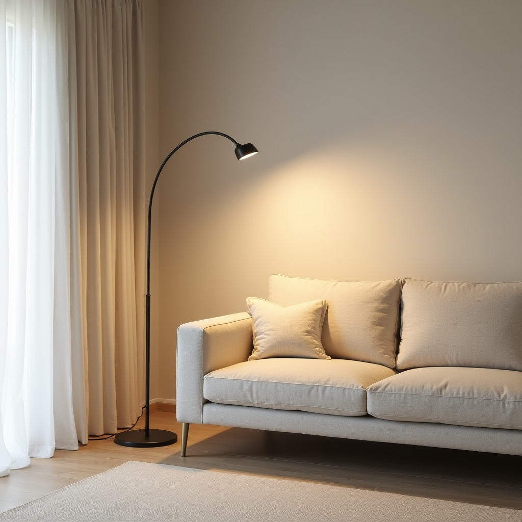 Arco Curved Floor Lamp