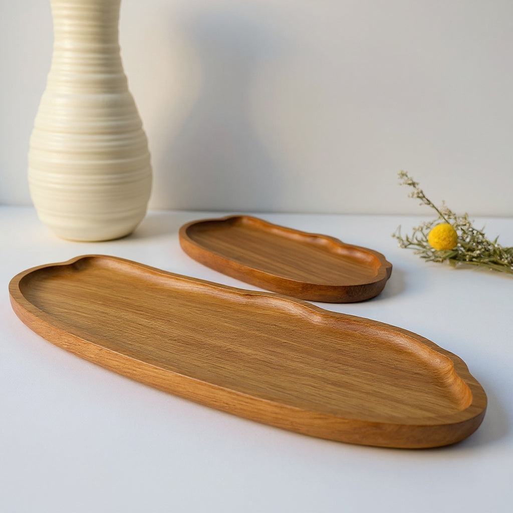 Japanese Wooden Serving Tray