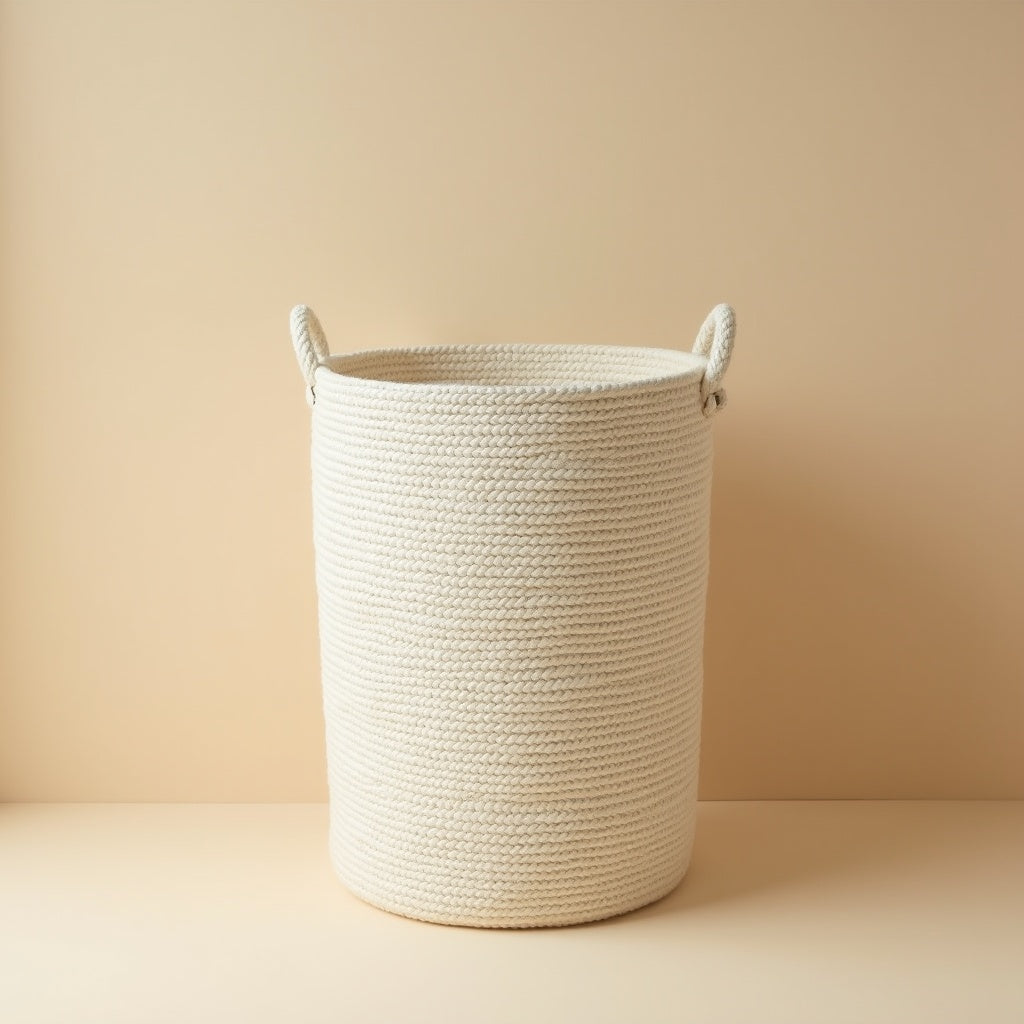 Cotton Rope Laundry Basket