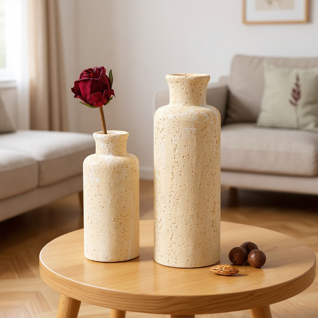 Travertine Stone Vase