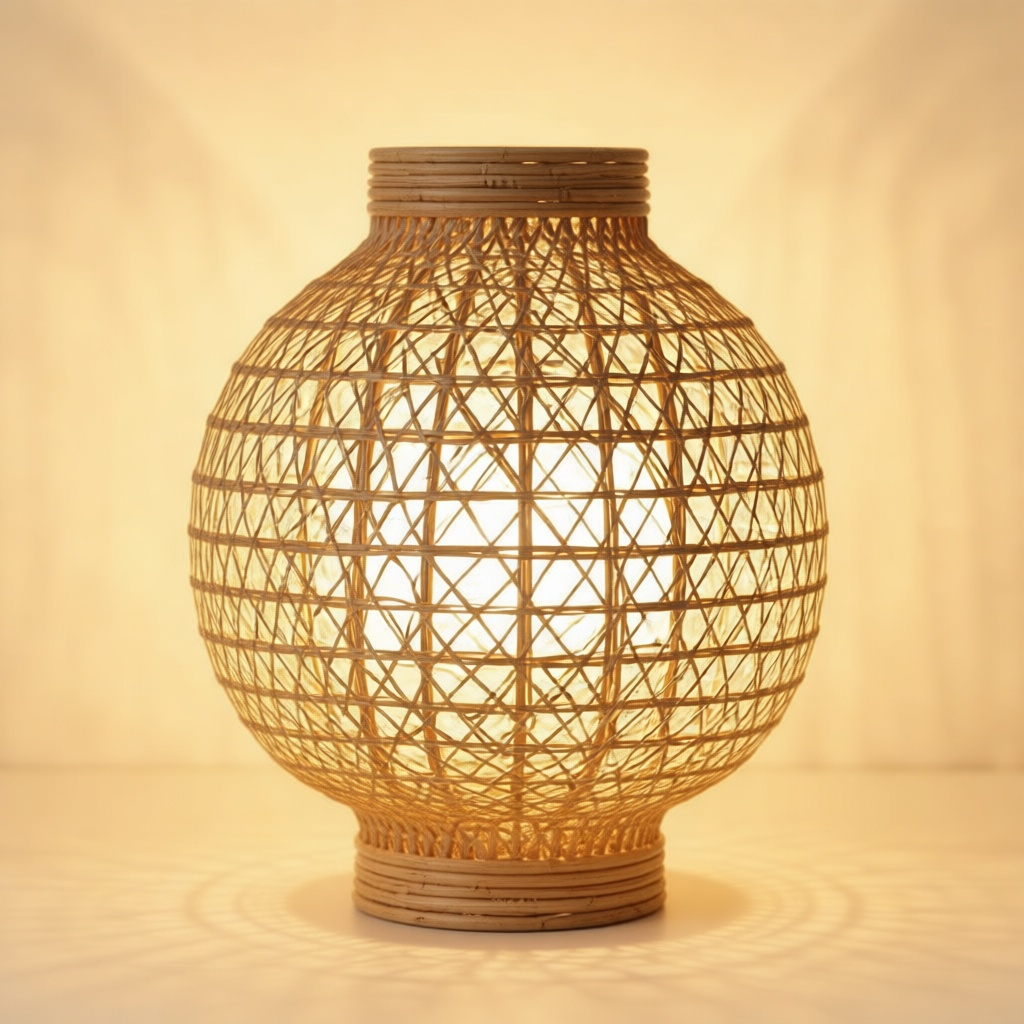 Cesto Rattan Lamp