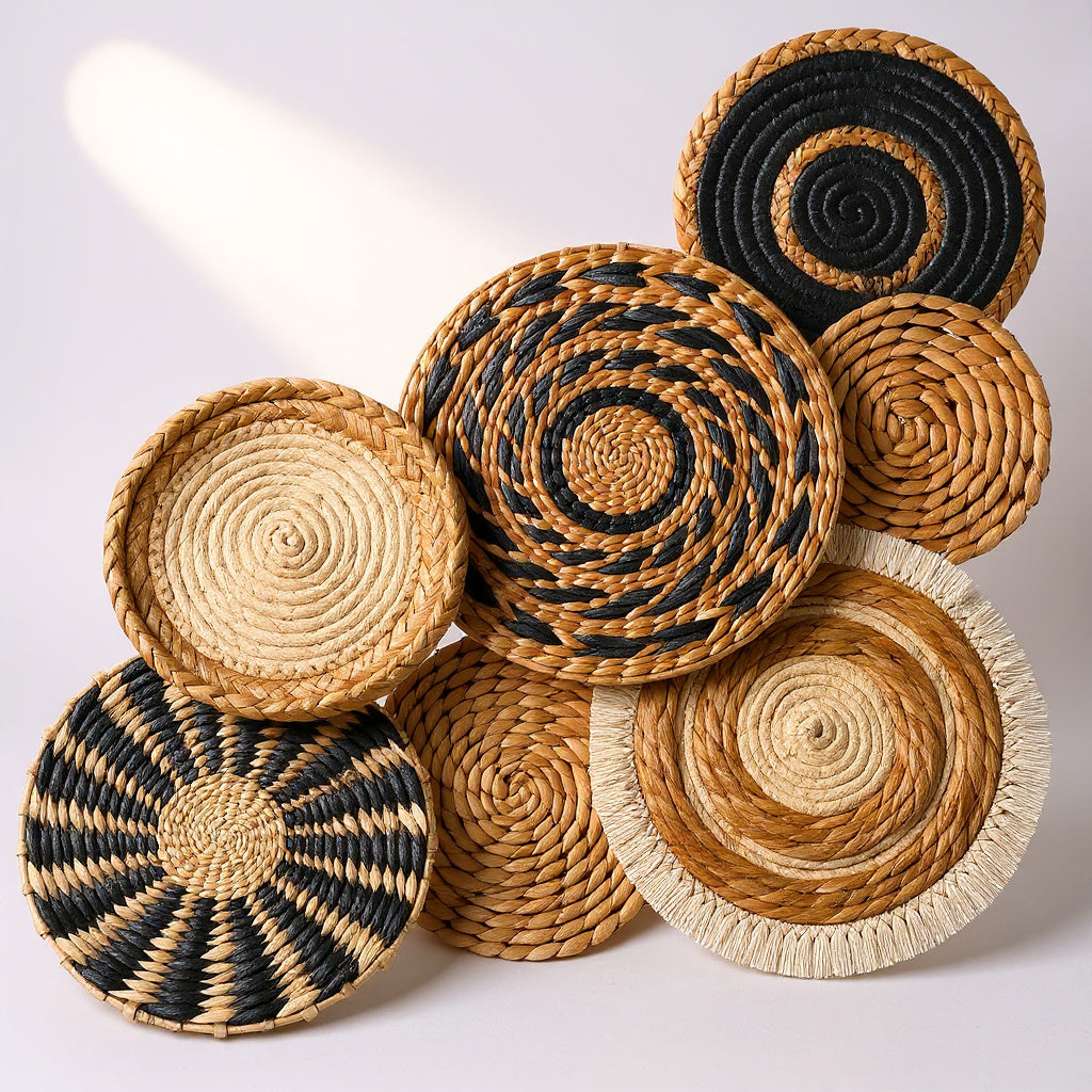 Woven Wall Basket Set (7-Piece)