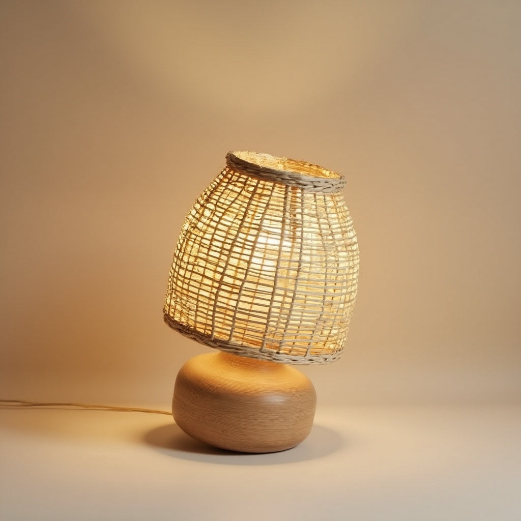 Cesto Rattan Table Lamp