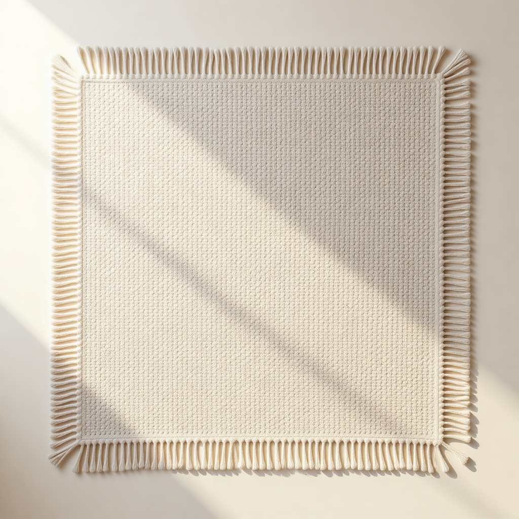 Nube Boucle Throw shown in full