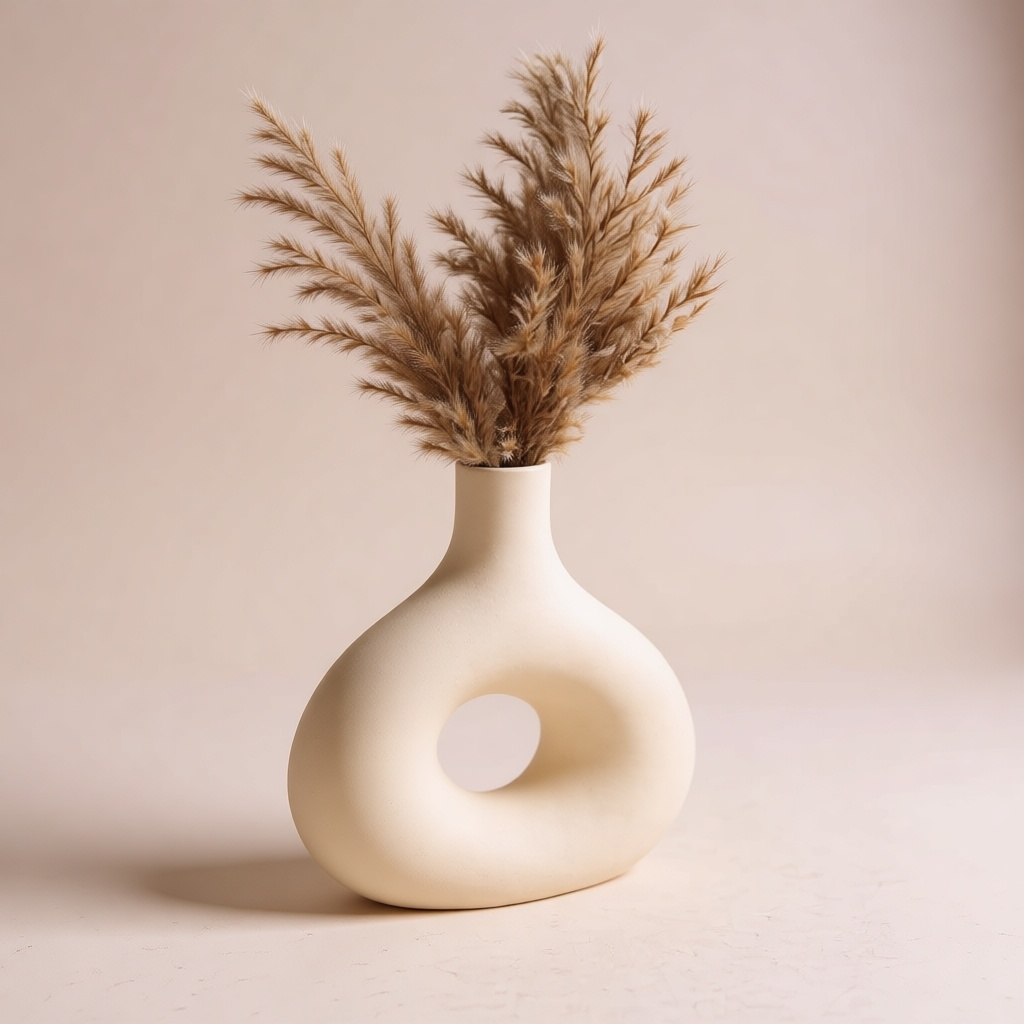 Nordic Matte Ceramic Vase