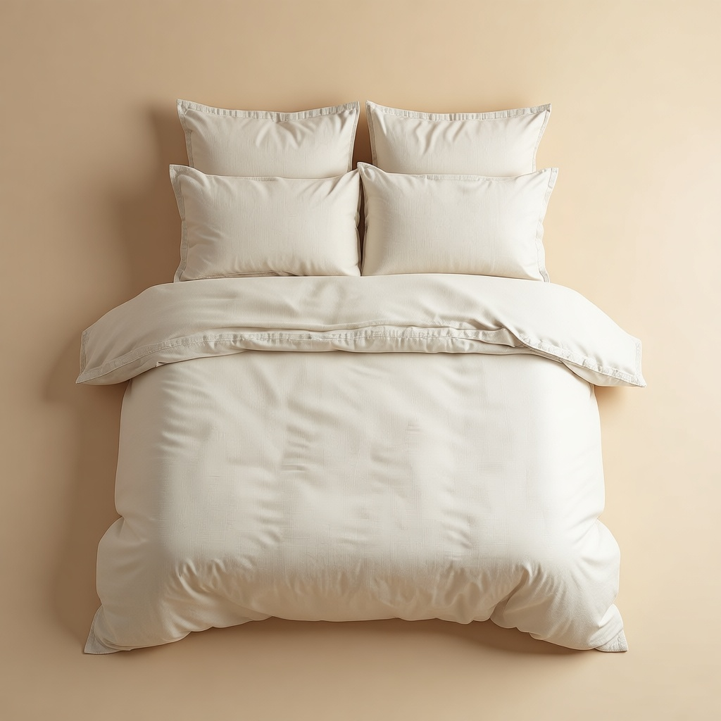 Washed Linen Duvet Set shown in full