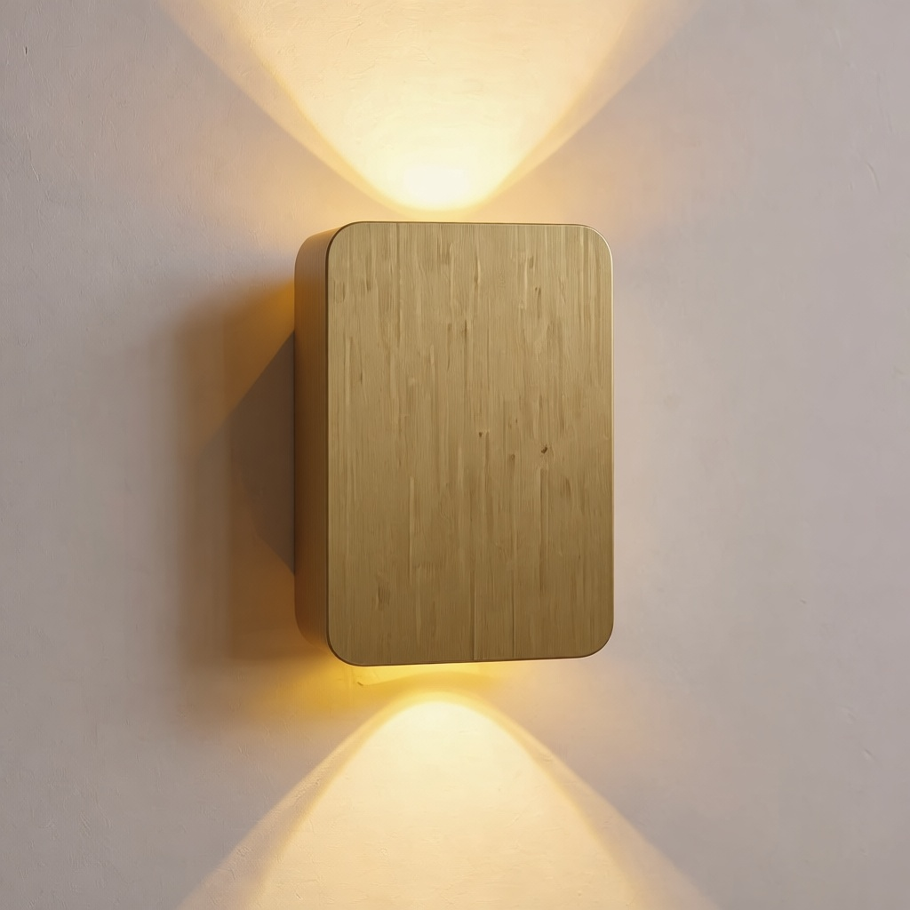 Cubo Brass Wall Light