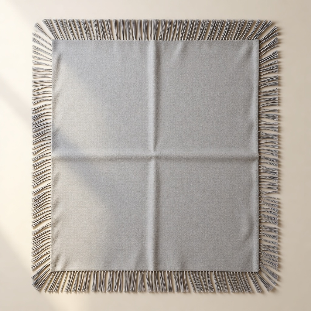 Cenere Herringbone Throw shown in full