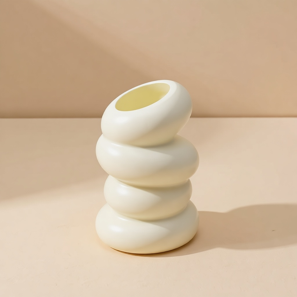 Spiral Vase in White