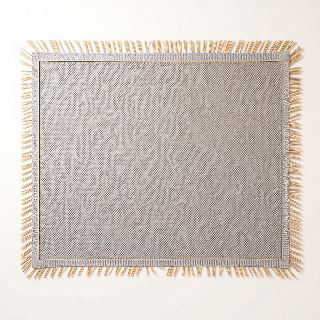 Woven Cotton-Linen Sofa Seat Cover shown in full