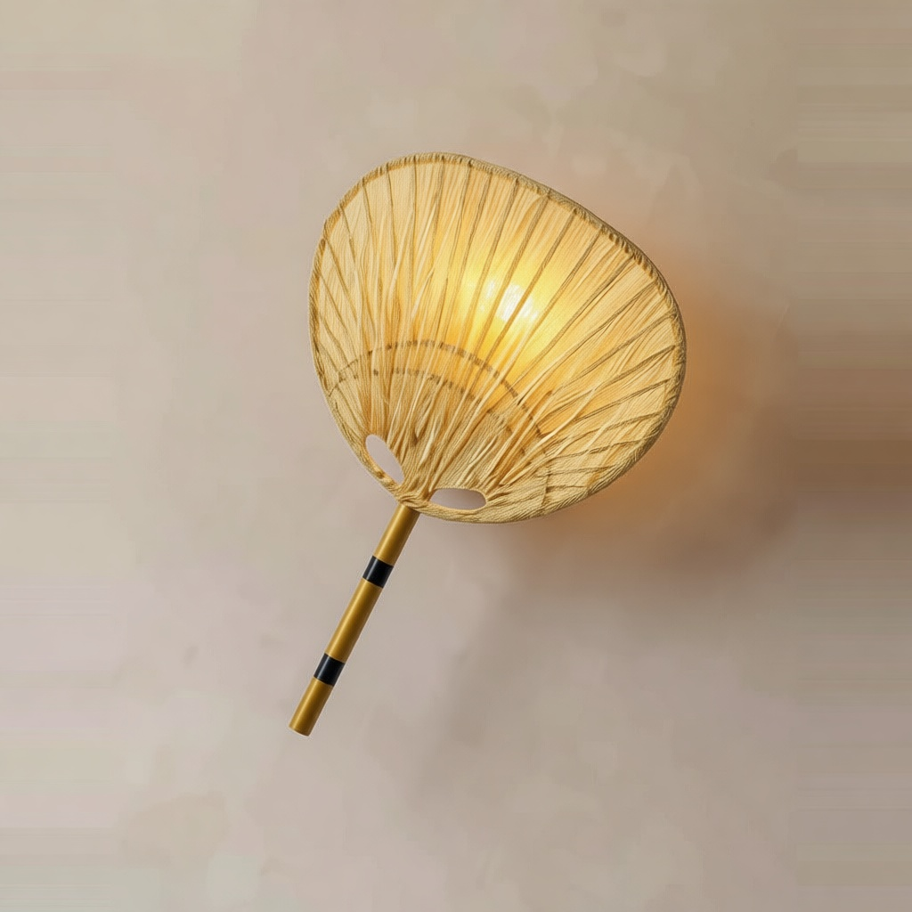 Wabi-Sabi Fan Wall Light