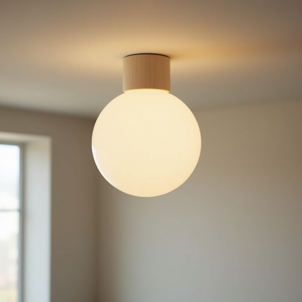 Luce Opal Globe Light