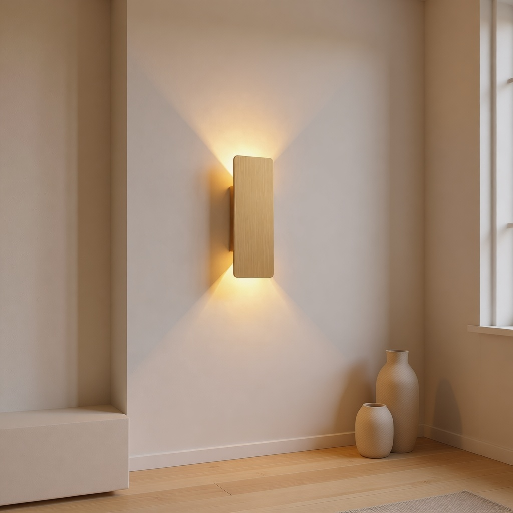 Lume Brass Wall Sconce