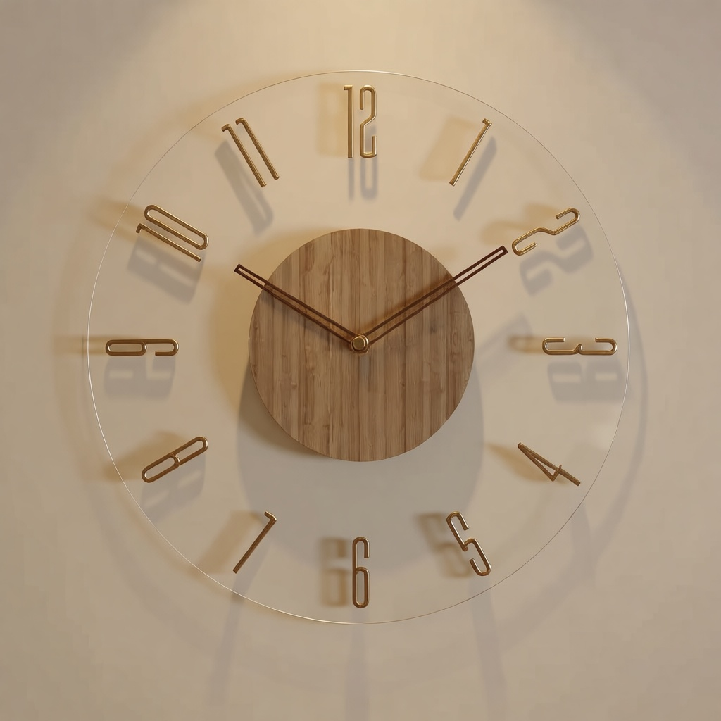 Vetro Wall Clock