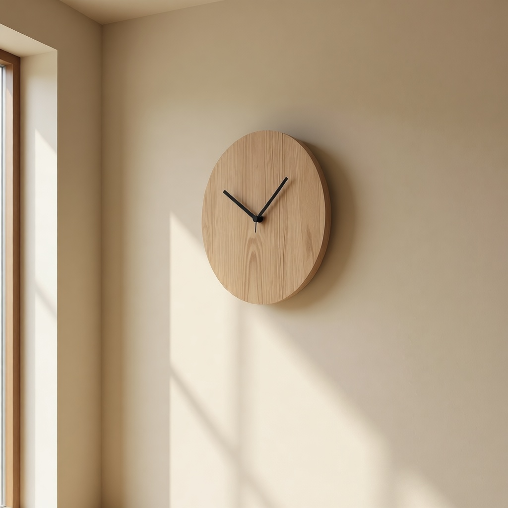 Quercia Oak Wall Clock