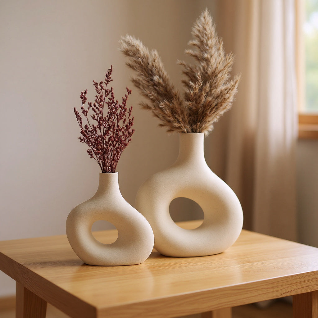 Nordic Matte Ceramic Vase