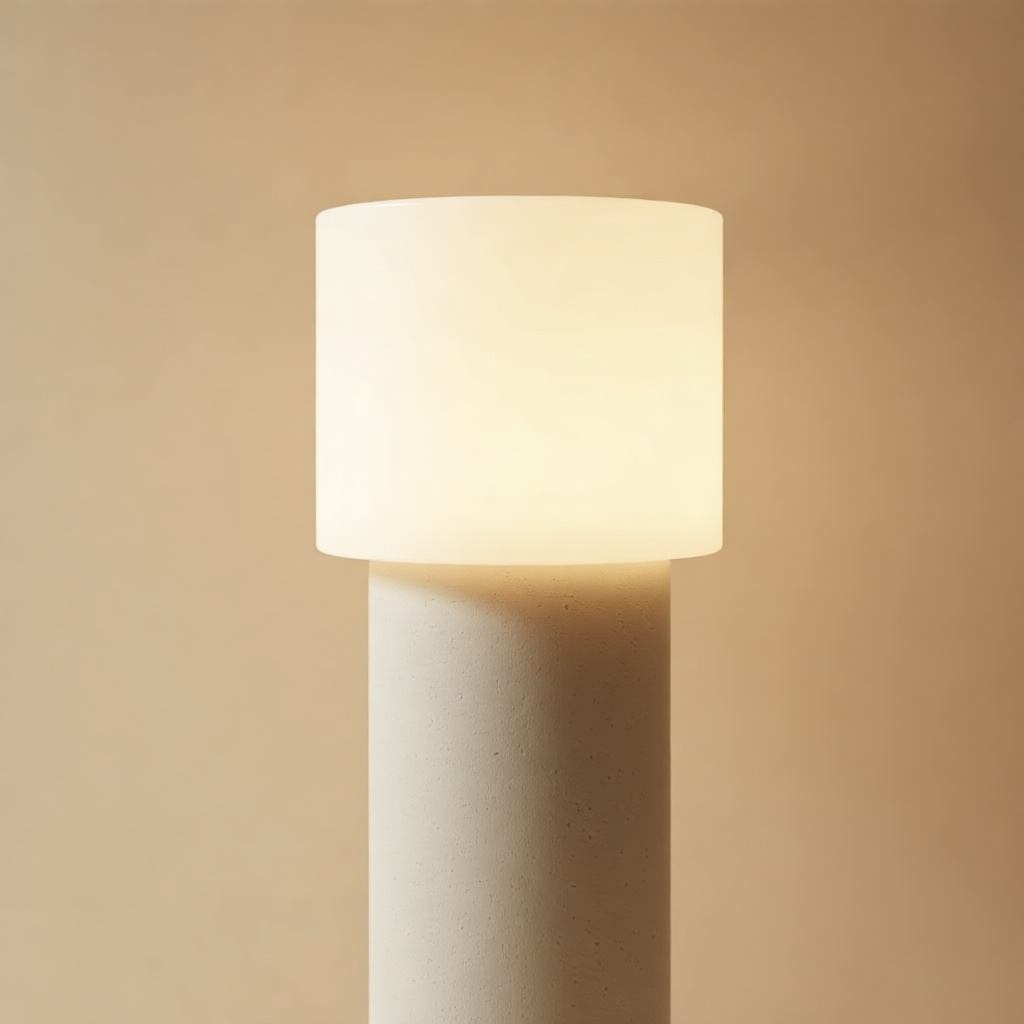Colonna Plaster Floor Lamp