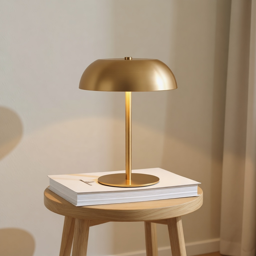Touch-Dim Mushroom Lamp