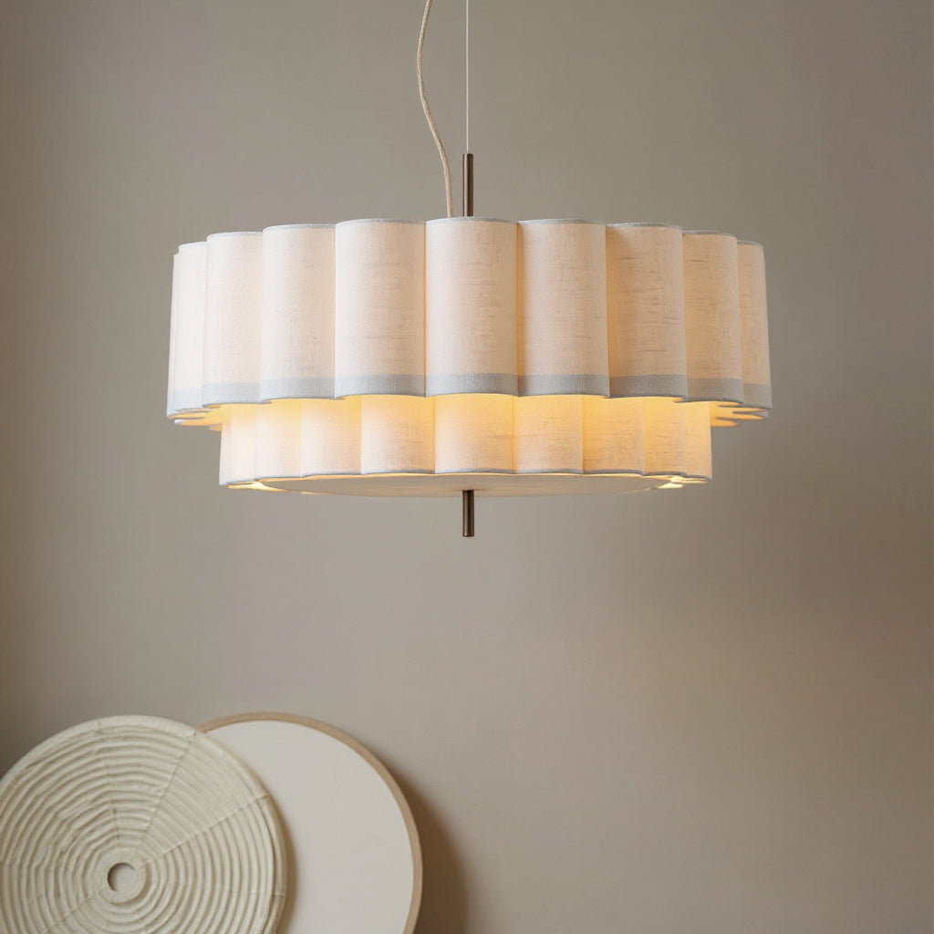 Wabi-Sabi Linen Chandelier