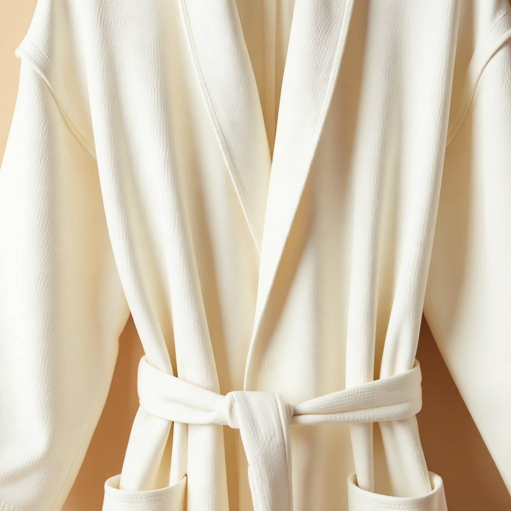 Short Waffle Robe