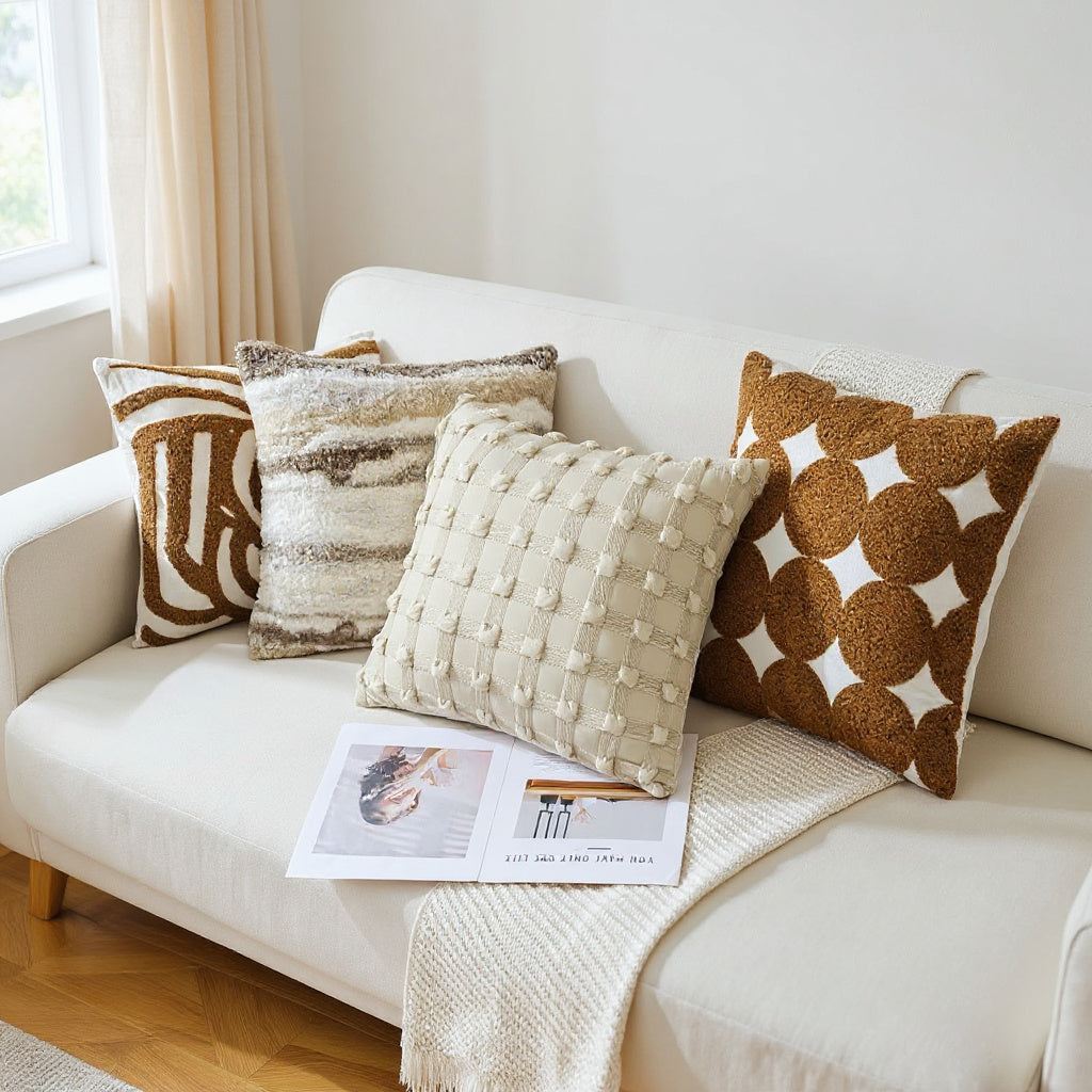 Vintage Tufted Cushion Cover