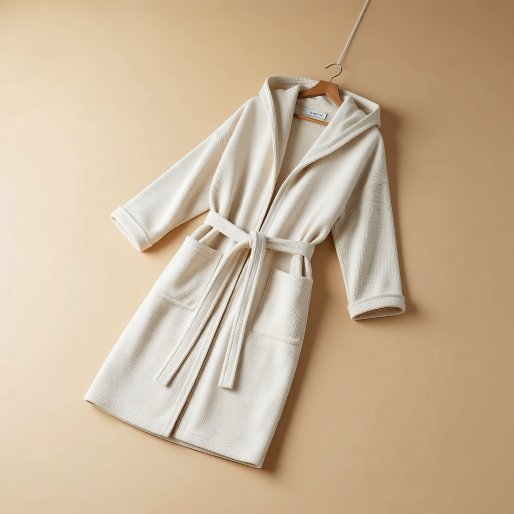 Hooded Waffle Robe