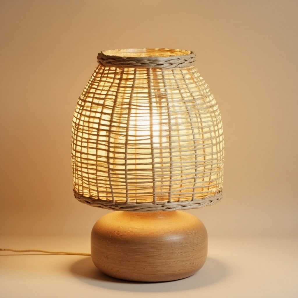 Cesto Rattan Table Lamp