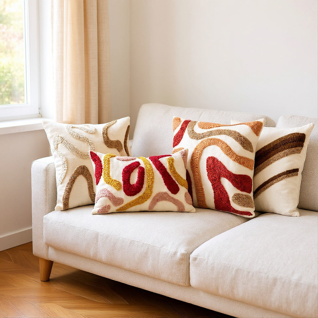 Wave Tufted Cushion Cover