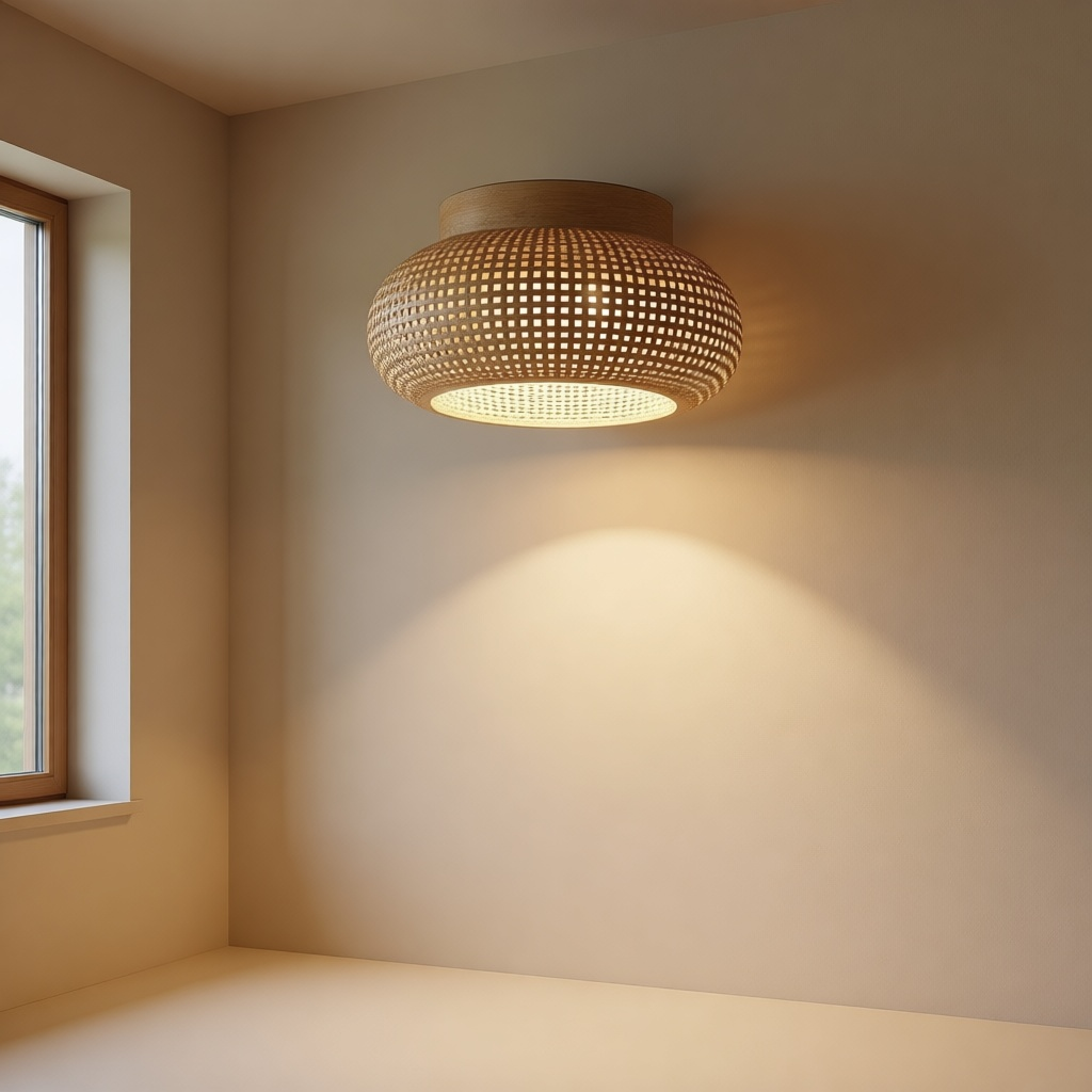 Nido Woven Flush Light